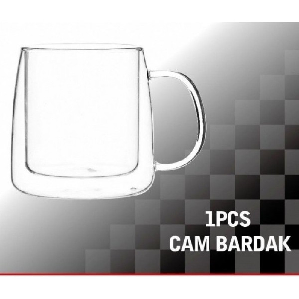 Carat Borosilikat Cam Kupa 1 Adet 260 ml. Bardak KRD009 Fincan / Bardak / Kahve Takımı Fiyatı