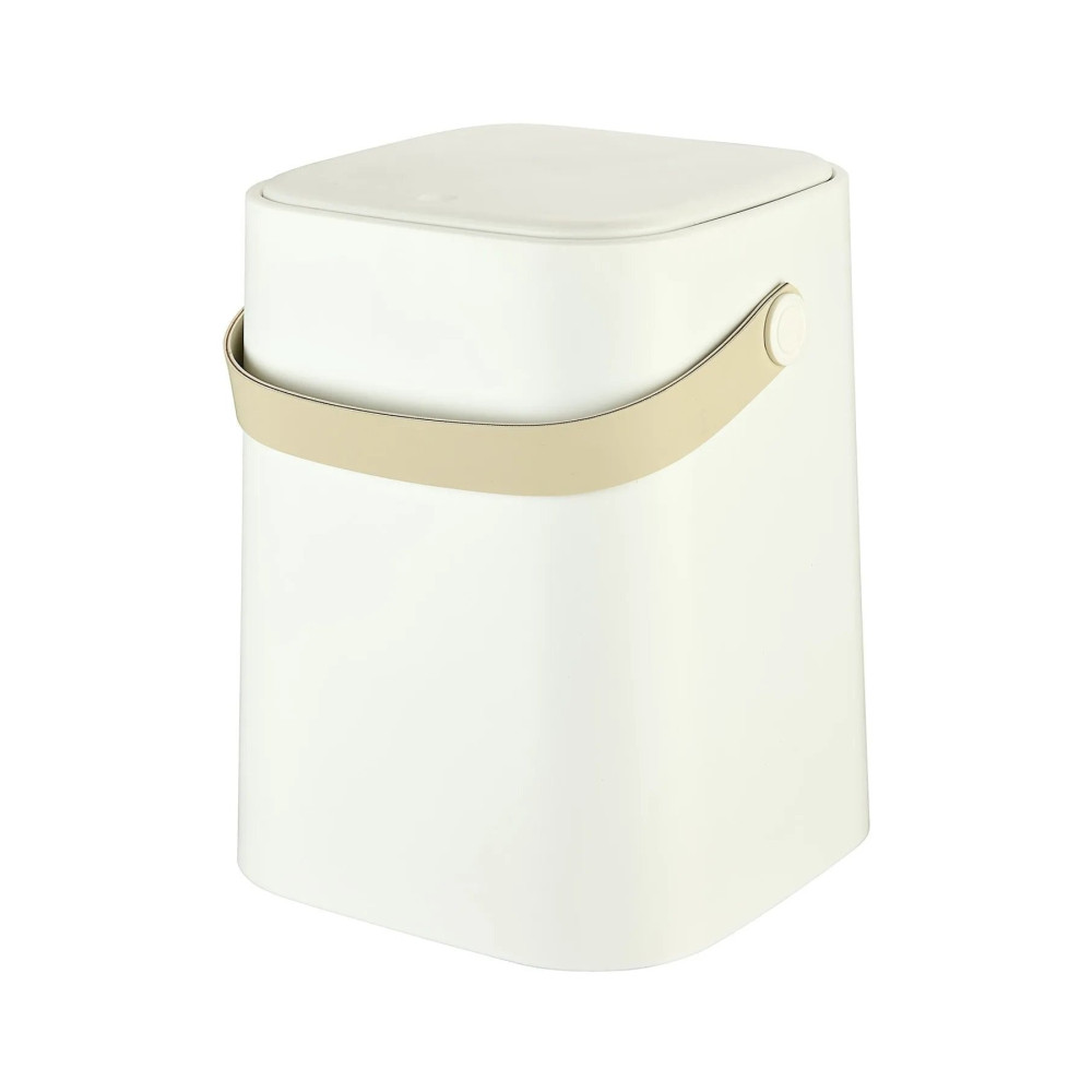 Carat Home 8 Lt Click Kapaklı Tutma Saplı Iç Kovalı Tezgah Üst Mutfak Çöp Kovası - Beyaz (büyük Boy) Mobilya & Dekorasyon Fiyatı