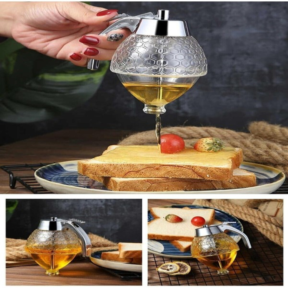 Carat Home Balmatik Dağıtıcı Akrilik Bal Kavanozu Pompalı Musluklu - Gümüş - 100 ml - 1 Adet Saklama Kapları Fiyatı