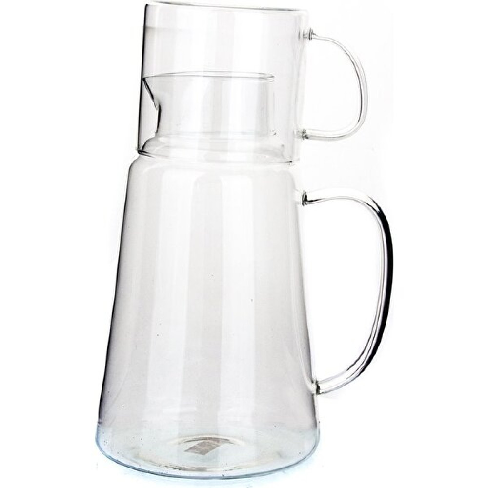 Carat Yv Başucu Sürahi Houseware Karaf Şeffaf Cam 1,2 lt - 1,2 L Sürahi Fiyatı