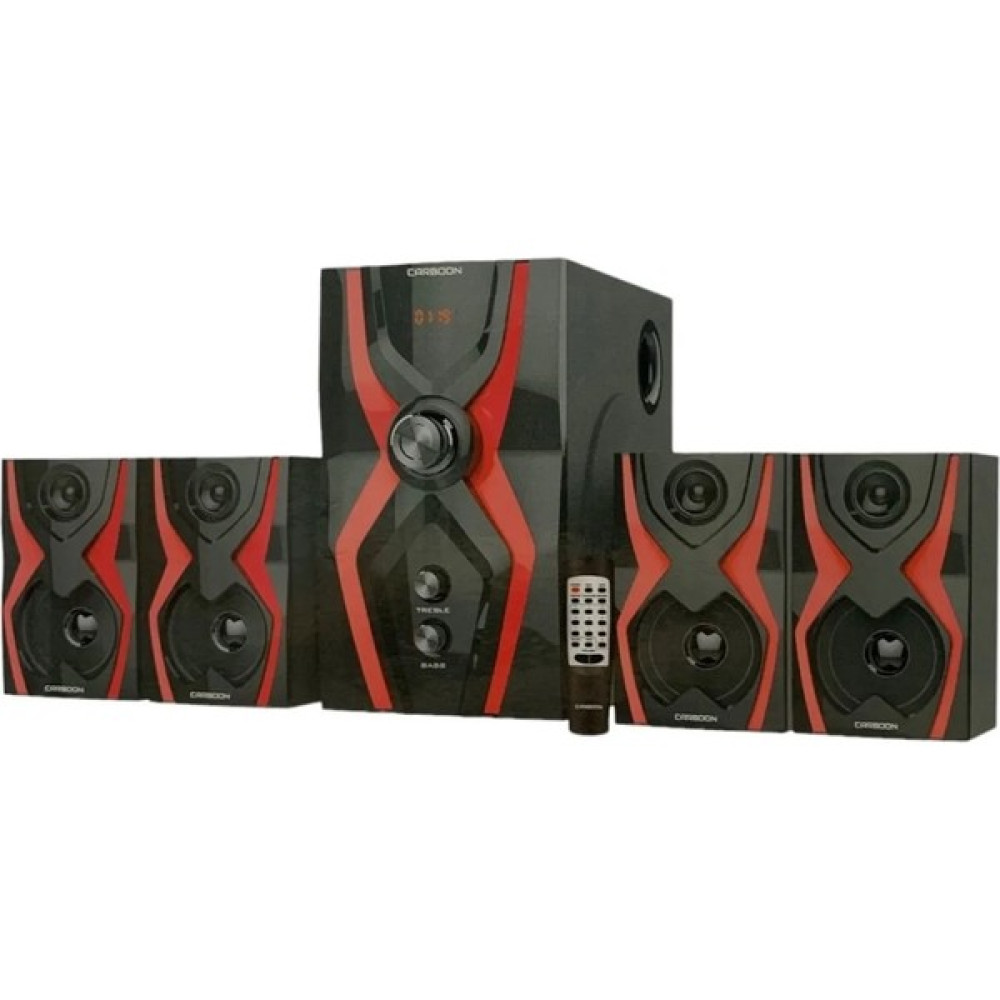 Carboon Serisi Ts-40 52 Watt Bluetoothlu 4+1 Dijital Ekran Radyolu USB Tf Destekli Ses Sistemi Ev Sinema Receiverları Fiyatı