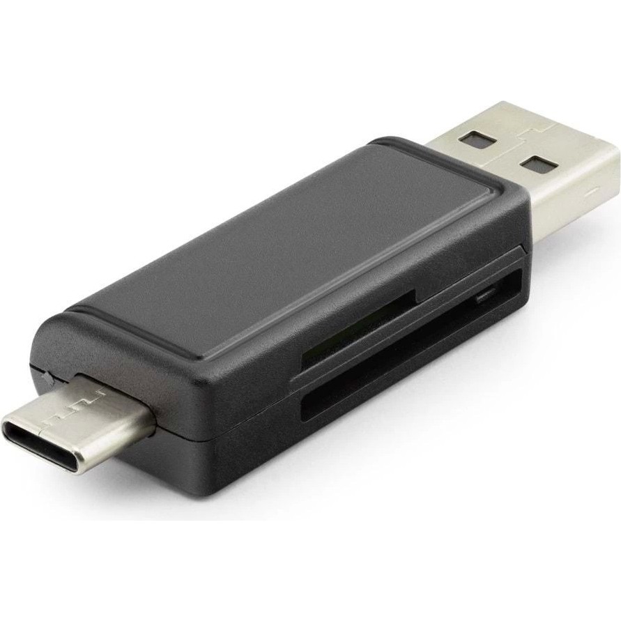 Card Reader USB + Type-C Mıcro Sd Siyah HDX7026 Bilgisayar Çevirici ve Adaptörü Fiyatı