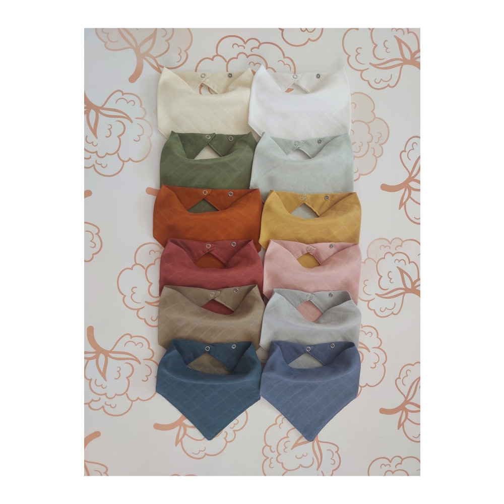 Cardigan %100 Organik Müslin Çift Katlı Bebek Fuları Yakalık Mama Ve Salya Önlüğü Bez 12 Adet 40 Cm Mama Önlüğü Fiyatı