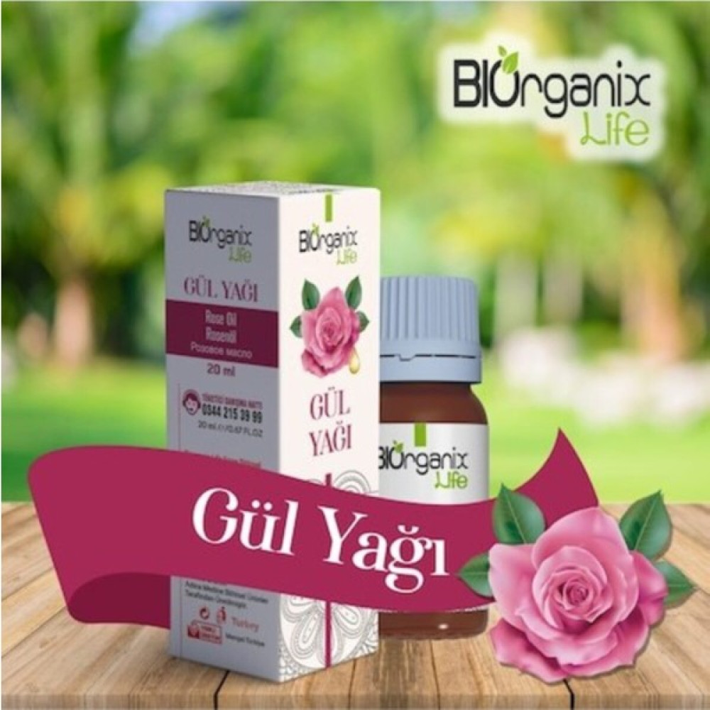 Çare Burada Biorganix Life Organik Gül Yağı 20 ml Şişede Bitkisel Yağlar Fiyatı