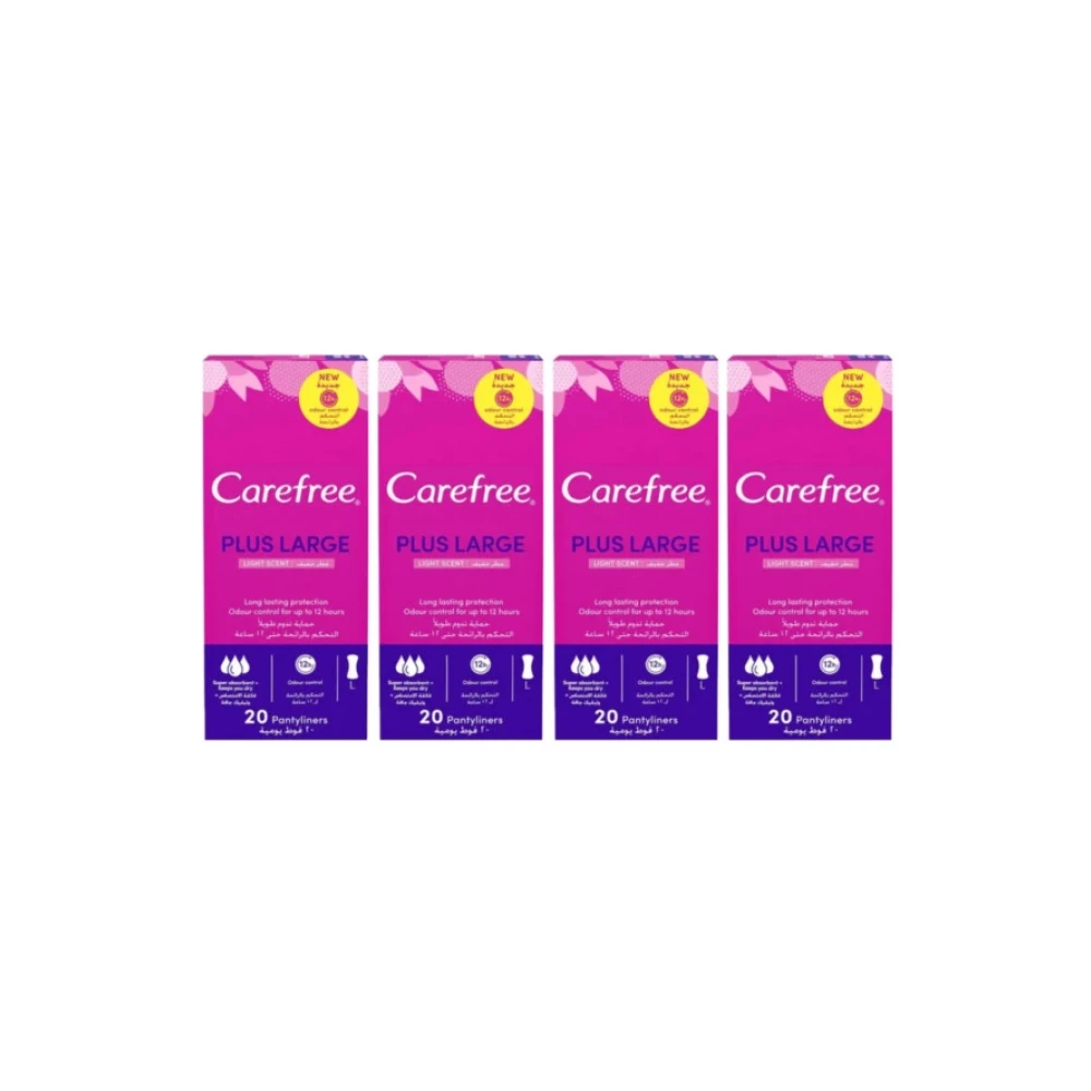 Carefree 4X Plus Large Günlük Ped 20'Li Hijyenik Pedler ve Tamponlar Fiyatı