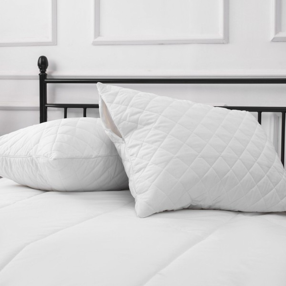 Caretex Kapitone Su Sıvı Geçirmez Yastık Koruyucu Alez 2 Li Paket ( Fermuarlı ) - 50 x 70 cm - Beyaz Alez / Yatak Koruyucu Fiyatı