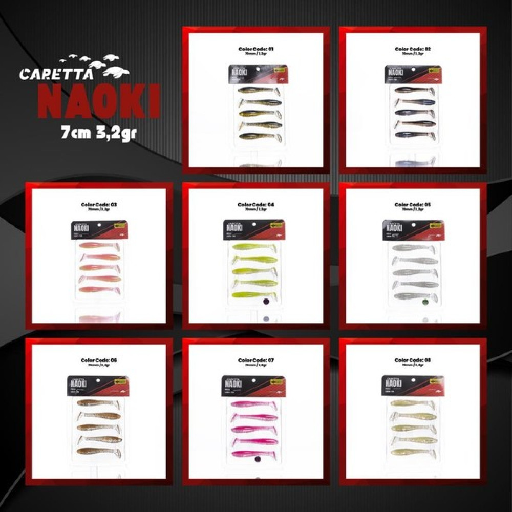 Caretta Naoki 7 cm 3.2 gr Silikon Yem - 03 Oto Boyaları Fiyatı