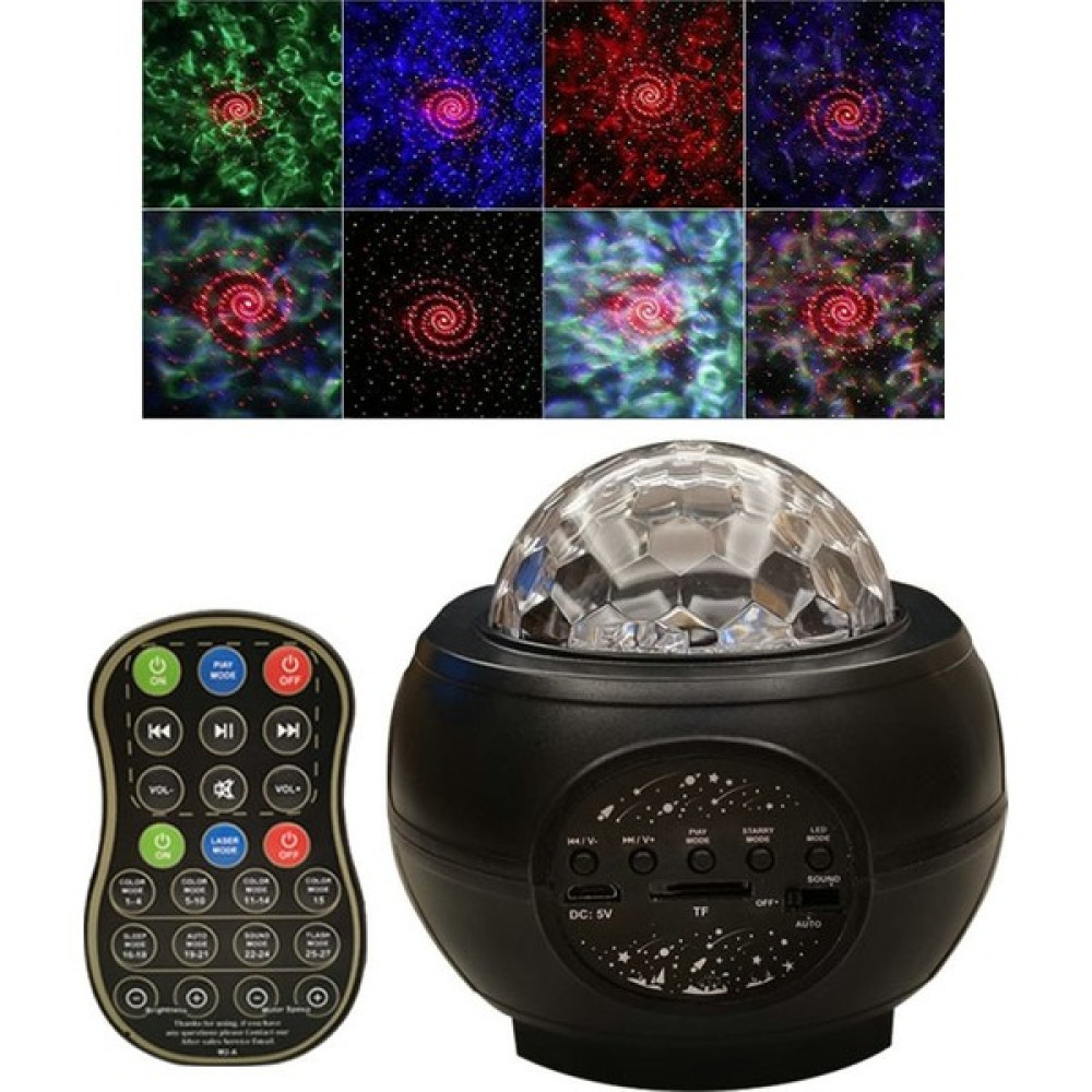 Carino LED Galaxy Yıldızlı Gökyüzü Projektör Okyanus Dalgası (Yurt Dışından) - Siyah Gece Lambası Fiyatı