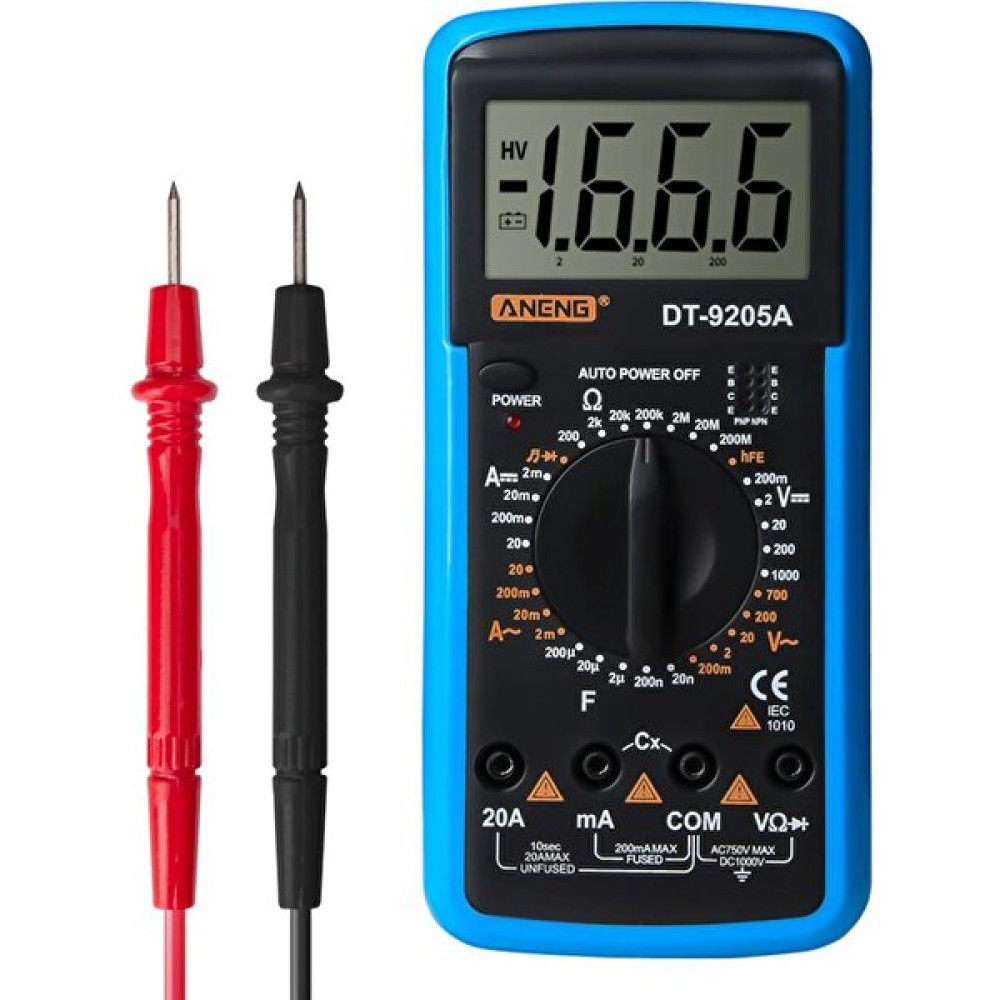 Carino Mavi Multimetre Dijital Voltmetre Ohmmeter Akım Gerilim Ölçer Direnç Test Cihazı Ampermetre Dayanıklı Kapasite Testi (Yurt Dışından) Diğer Test ve Ölçüm Cihazları Fiyatı