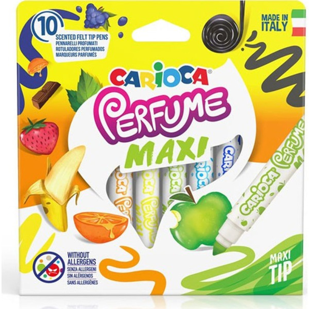 Carioca 42988 Kokulu Damgalı Jumbo Keçeli Kalemi 8'li Keçe Uçlu Kalem Fiyatı