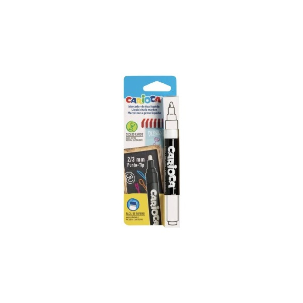 Carioca Chalk Marker - Beyaz Keçe Uçlu Kalem Fiyatı