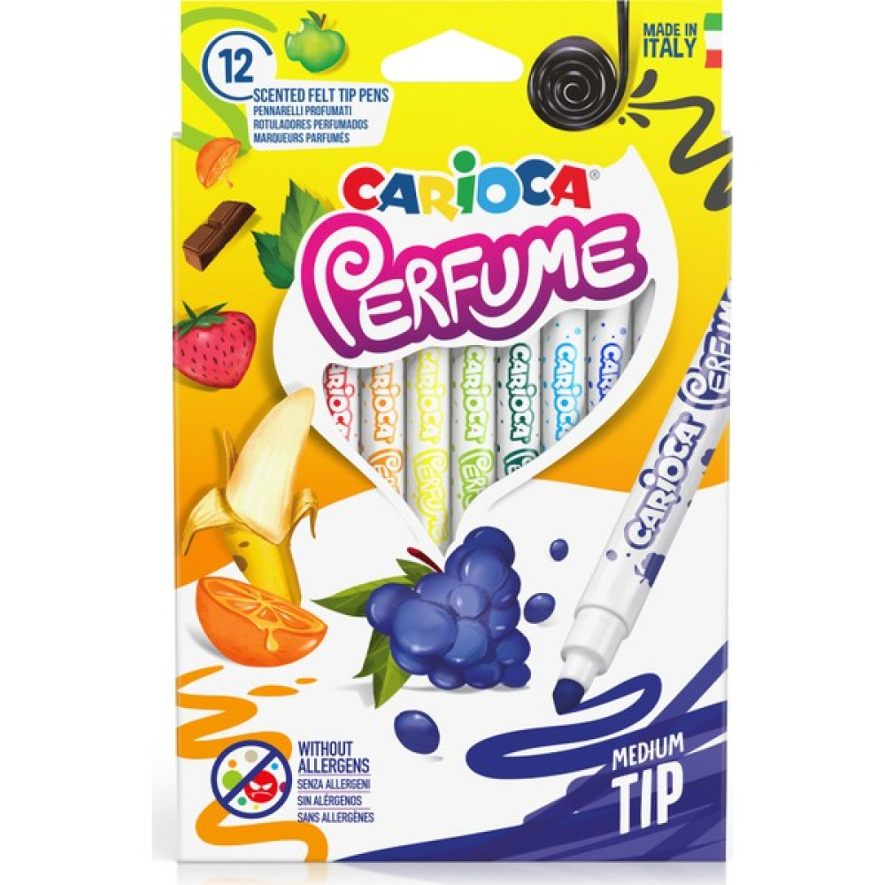 Carioca Kokulu Keçeli Boya Kalemi 12'Li Keçe Uçlu Kalem Fiyatı