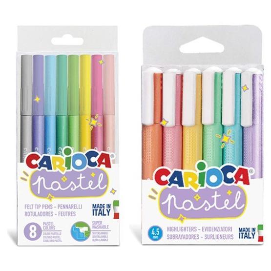 Carioca Pastel Renkler Boya Kalemi Seti