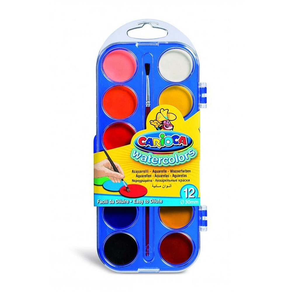 CARIOCA Sulu Boya 30 Mm. 12 Renk Sulu Boya Fiyatı