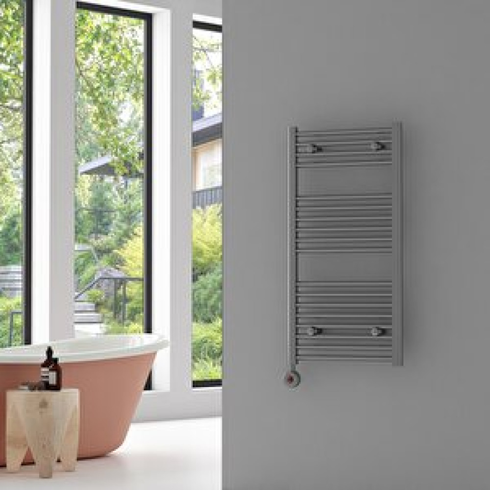 Carisa Nile Sulu Elektrikli Çelik Havlupan 1000*500 Krom Kaplama (On-Off Kitli) Radyatör Fiyatı