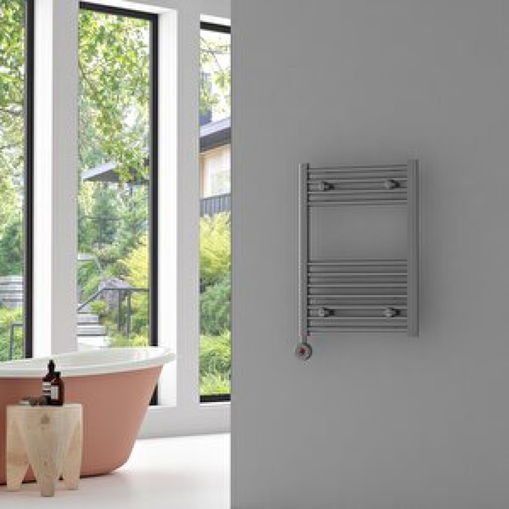 Carisa Nile Sulu Elektrikli Çelik Havlupan 700*500 Krom Kaplama (On-Off Kitli) Radyatör Fiyatı