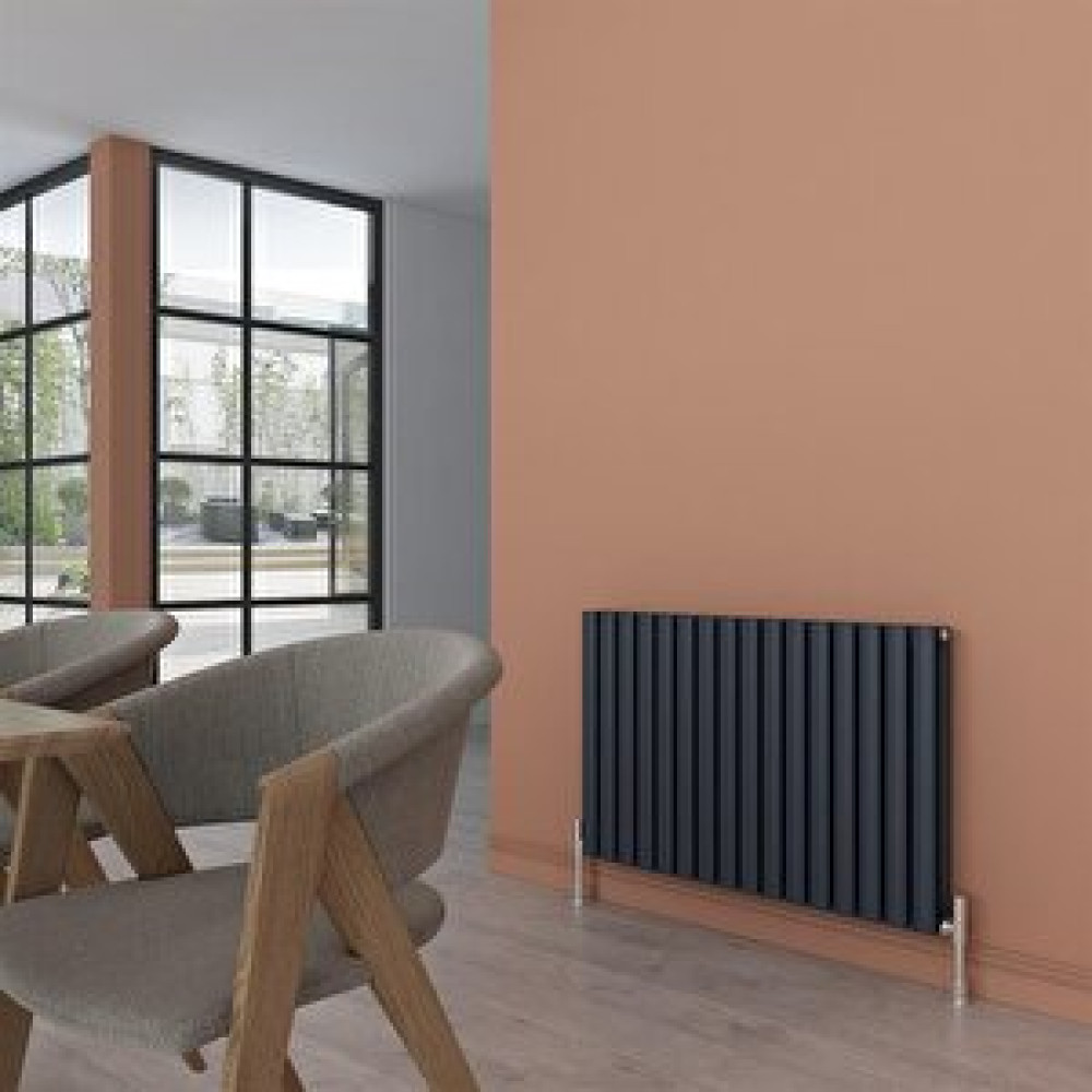 Carisa Tallis Double Alüminyum Radyatör 60x101cm Kumlu Antrasit Radyatör Fiyatı