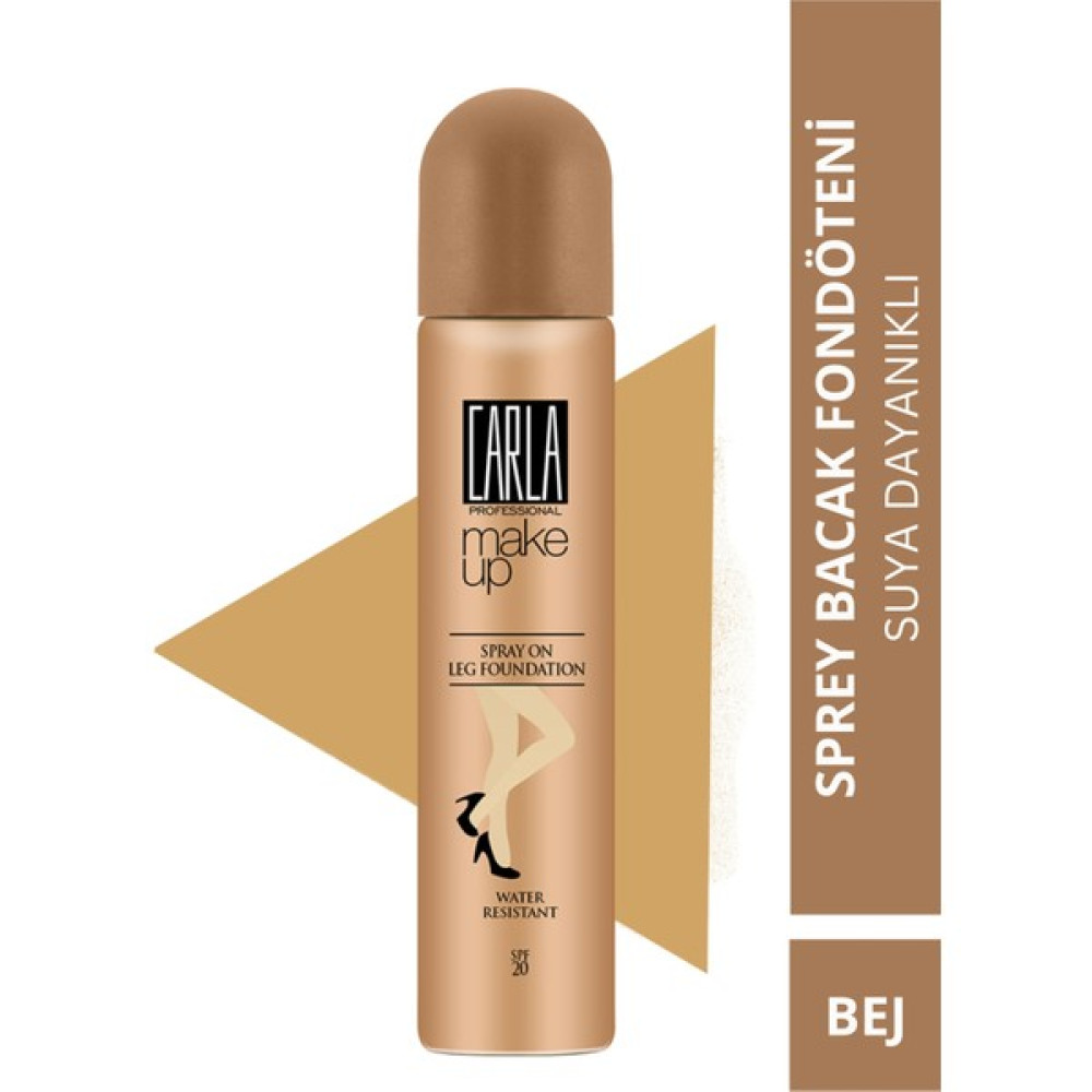 Carla Spray On Leg Foundation - Bacak Fondöteni 75 ml - 0,5 Ivory Fondötenler Fiyatı