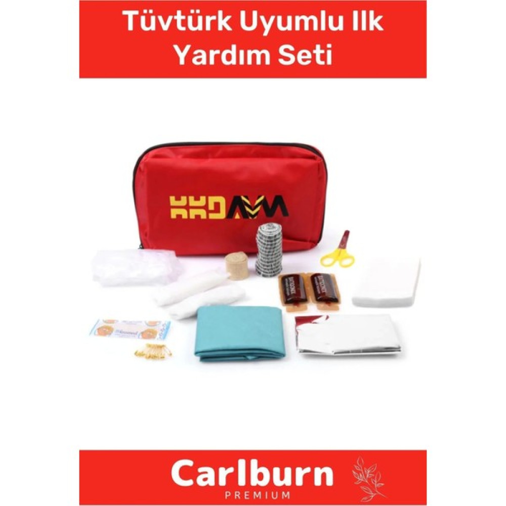 Carlburn Özel Üretim Acil Müdahale Ev, Iş Yeri, Araba, Okul, Deprem Ecza Ilk Yardım Bez Çantalı Set Trafik Malzemeleri Fiyatı