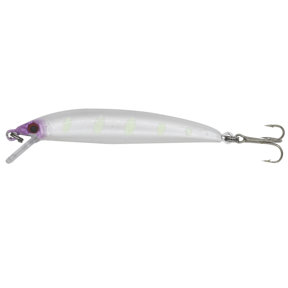 Carnassier Carnassier Beyaz-Lila Sert Sahte Yem - 7Cm Suni Balık Yemi / Rapala Fiyatı