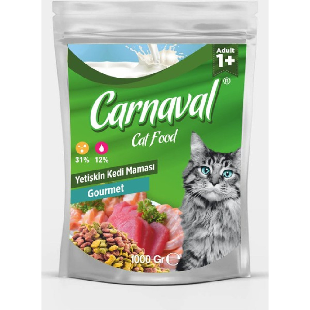Carnaval Gurme Karışık Yetişkin Kedi Maması 1 kg - Kilitli Ambalaj Evcil Hayvan Ürünleri Fiyatı