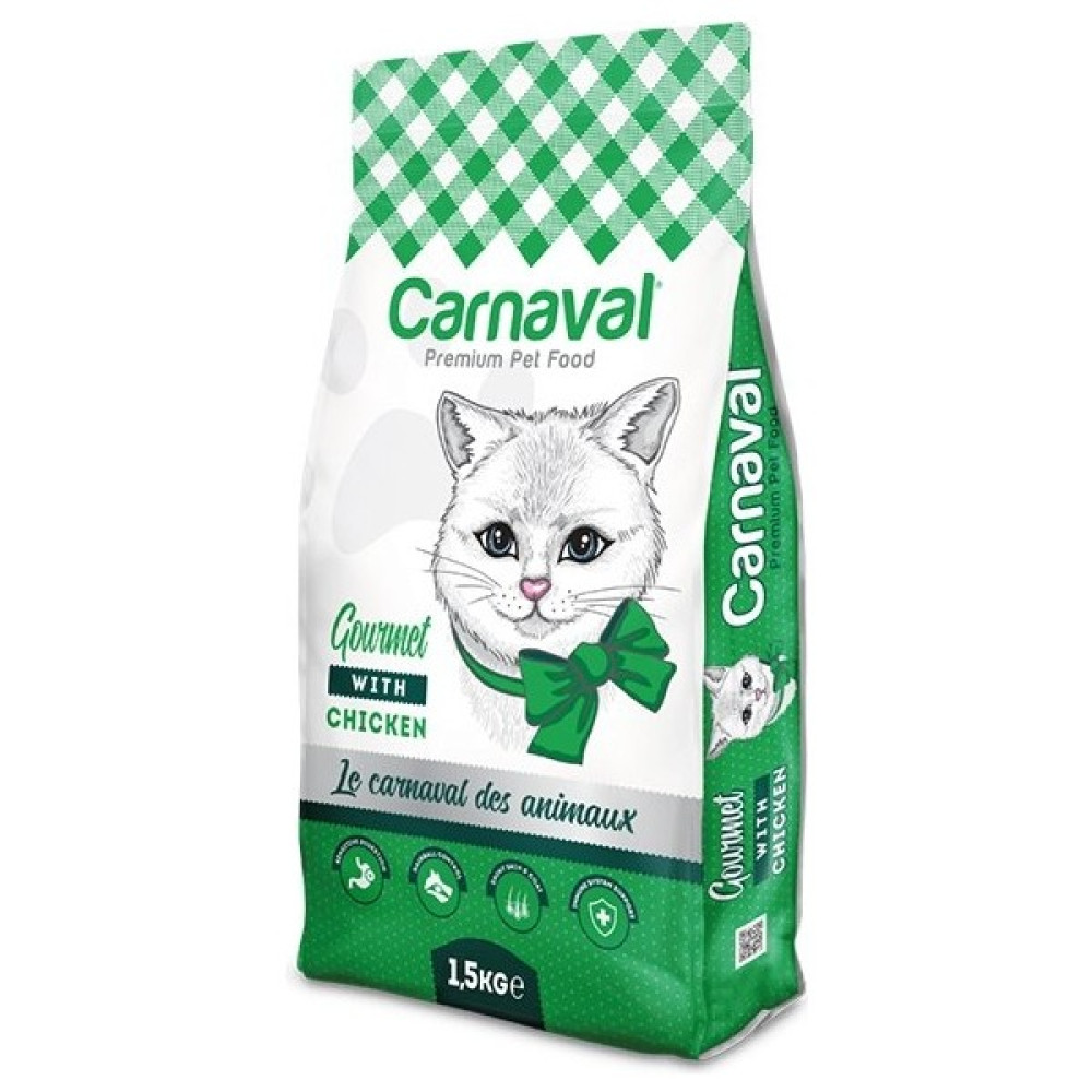 Carnaval Premium Cat Adult Gourmet Renkli Taneli Yetişkin Kedi Maması 1,5 kg Evcil Hayvan Ürünleri Fiyatı
