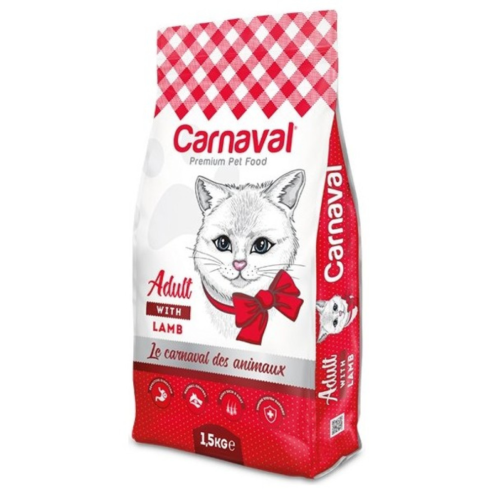 Carnaval Premium Cat Adult Lamb&rice Adult Kuzu Etli Yetişkin Kedi Maması 1.5 kg Evcil Hayvan Ürünleri Fiyatı