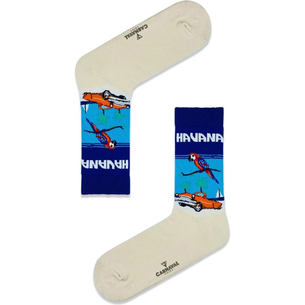 Carnaval Socks Havana Tasarımlı Renkli Çorap Diğer Fiyatı