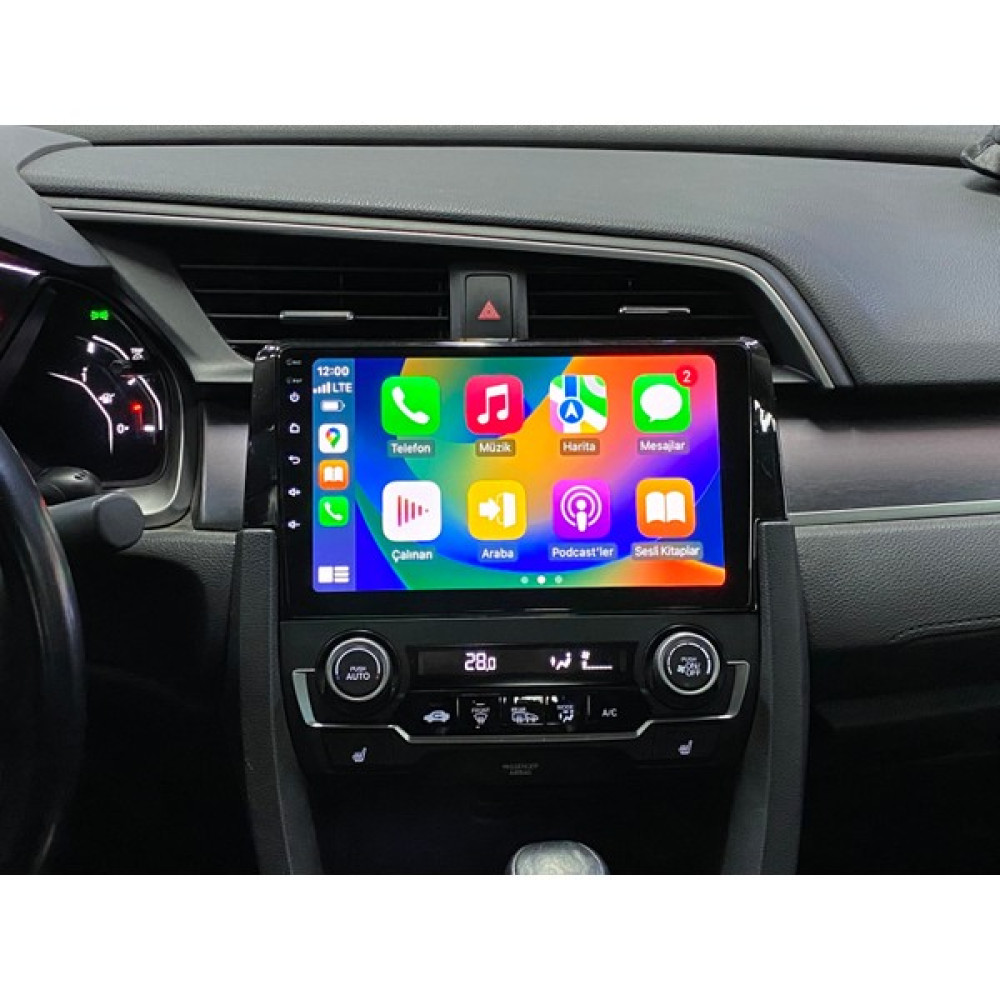 Carnavi Honda Civic Fc5 Kablosuz Carplay Android Multimedya 2015-2021 Oto Görüntü Sistemleri Fiyatı