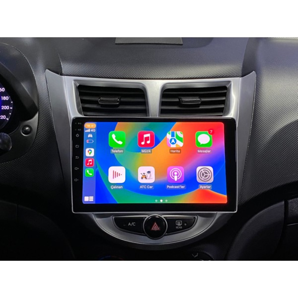 Carnavi Hyundai Accent Blue Kablosuz Carplay-Android Auto Multimedya Oto Görüntü Sistemleri Fiyatı