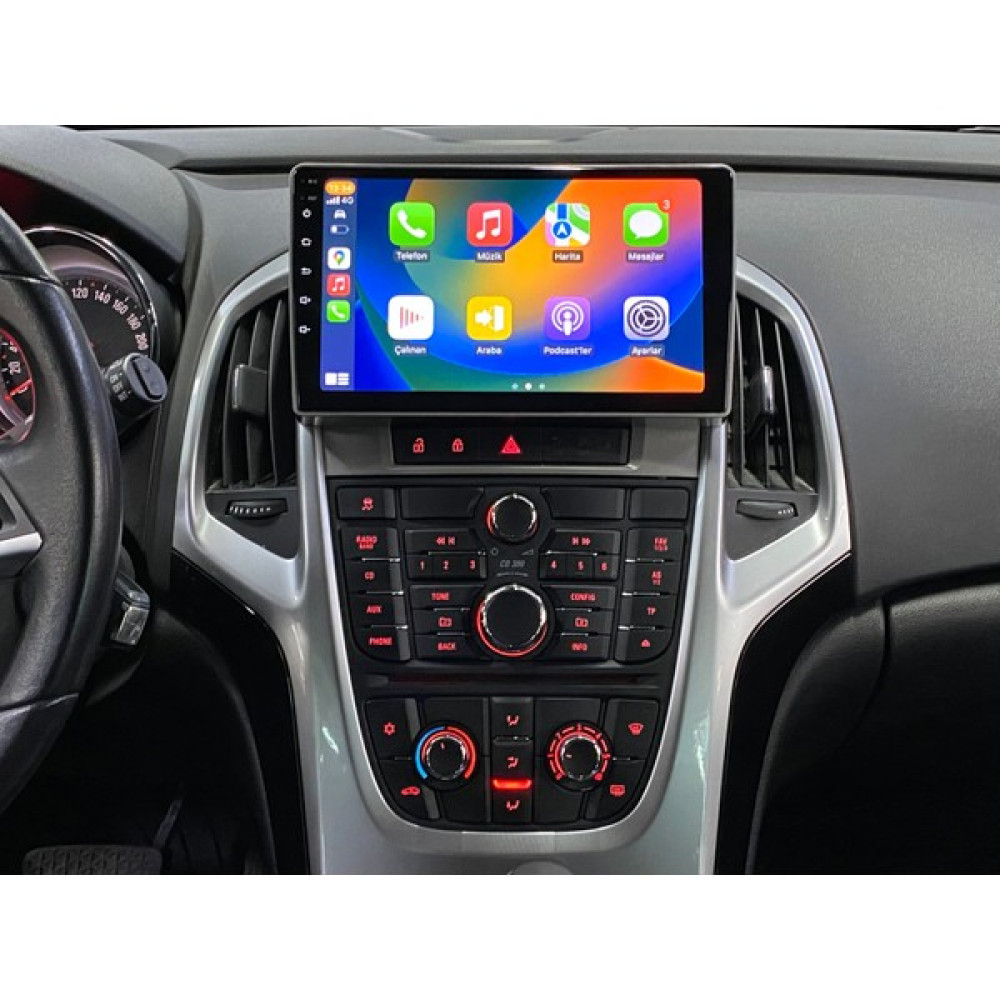 Carnavi Opel Astra J 9inç Kablosuz Carplay-Android Auto Multimedya Oto Görüntü Sistemleri Fiyatı