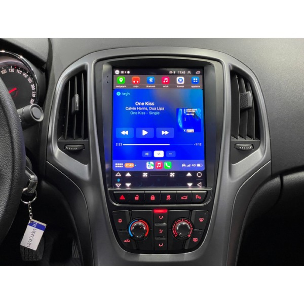 Carnavi Opel Astra J Kablosuz Carplay-Android Auto Multimedya Tesla Ekran Oto Görüntü Sistemleri Fiyatı