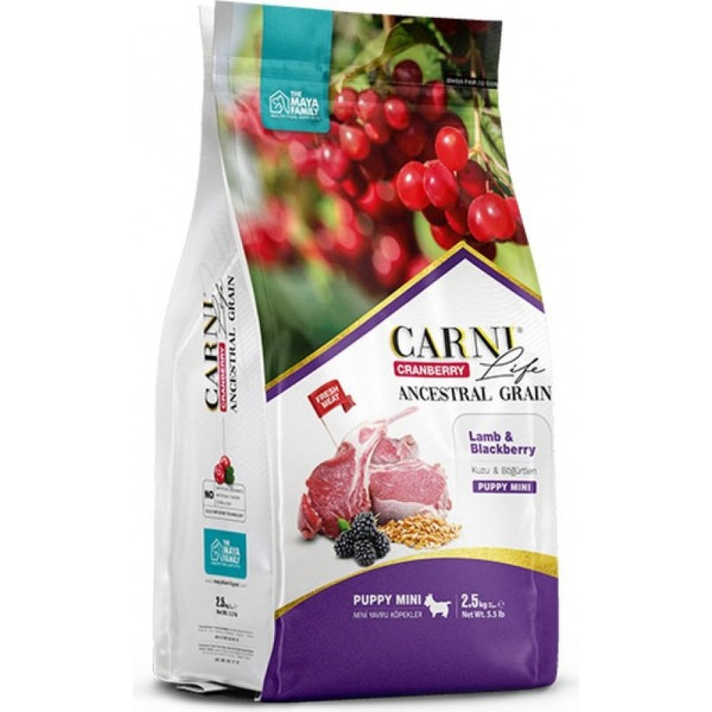 Carni Life Cranberry Kuzu Eti ve Böğürtlenli Mini Irk Yavru Köpek Maması 2,5 kg Evcil Hayvan Ürünleri Fiyatı