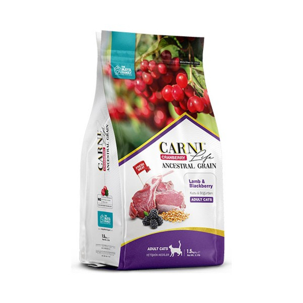 Carni Life Cranberry Kuzu Eti ve Böğürtlenli Yetişkin Kedi Maması 10 kg Evcil Hayvan Ürünleri Fiyatı