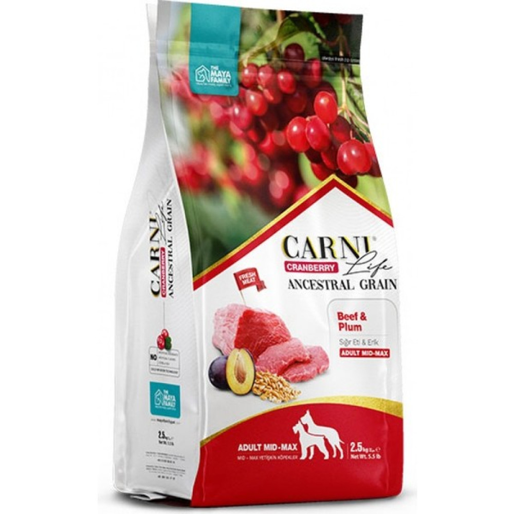 Carni Life Cranberry Sığır Eti ve Erikli Yetişkin Köpek Maması 12 kg Evcil Hayvan Ürünleri Fiyatı
