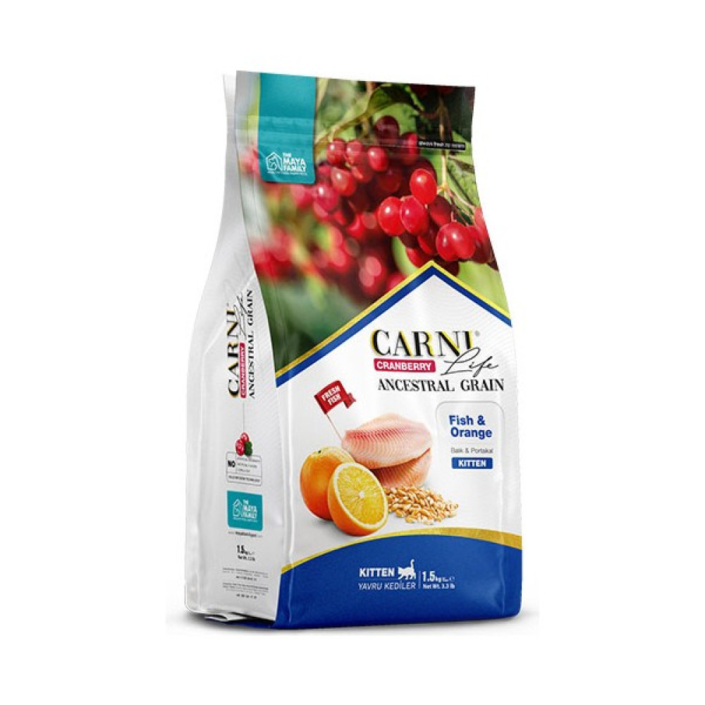 Carni Life Kitten 1.5 Kg Balık Portal Kızılcık Evcil Hayvan Ürünleri Fiyatı