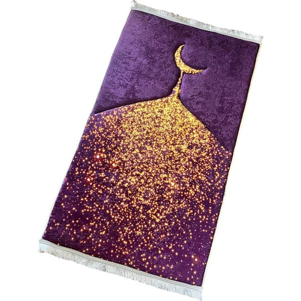 Carpetella 3 cm Kalın Süngerli Hilal Seccade Diz Ağrıtmaz Yıkanabilir Namazlık - Bordo - 70 x 120 cm Seccade Fiyatı