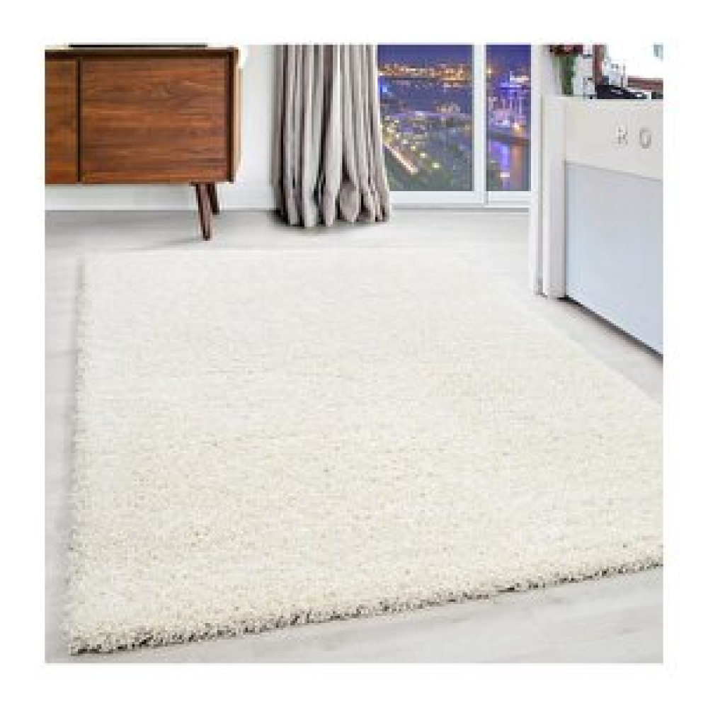 Carpettex Shaggy Halı 50 Mm Hav Yüksekliğinde Düz Krem 200x290 cm Salon Halısı Fiyatı