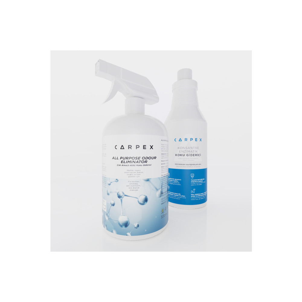Carpex Enzimatik 1 Lt Ve Çok Amaçlı Kötü Koku Giderici 500 ml Set Oda Kokusu Fiyatı