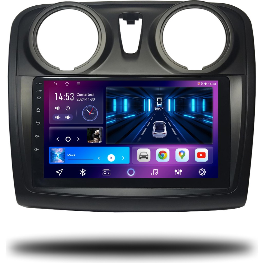Carplayer Dacia Sandero 2010-2021 Uyumlu Android Multimedya 6gb Ram 64GB Hafıza RAM Bellekler Fiyatı