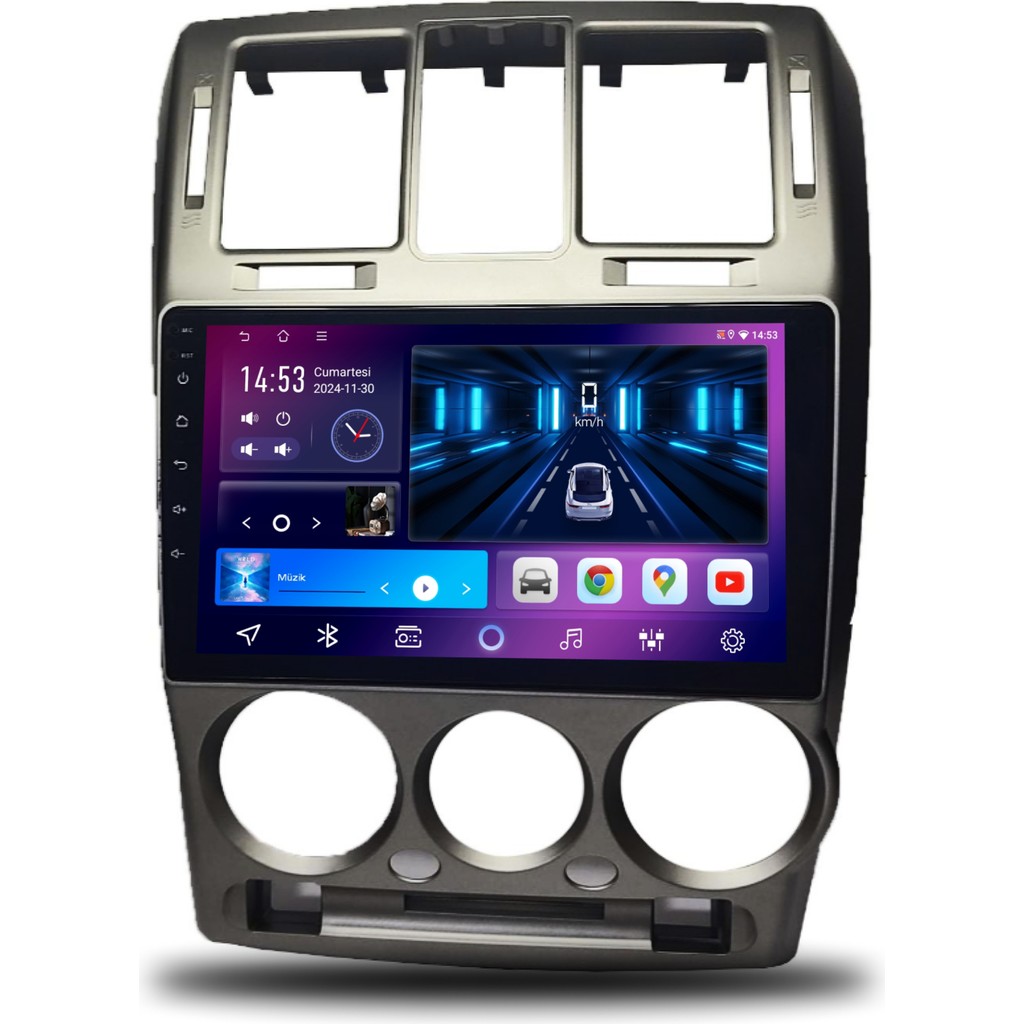 Carplayer Hyundai Getz 2003-2011 Uyumlu Android Multimedya Büyük Çerçeveli 4gb Ram 64GB Hafıza RAM Bellekler Fiyatı