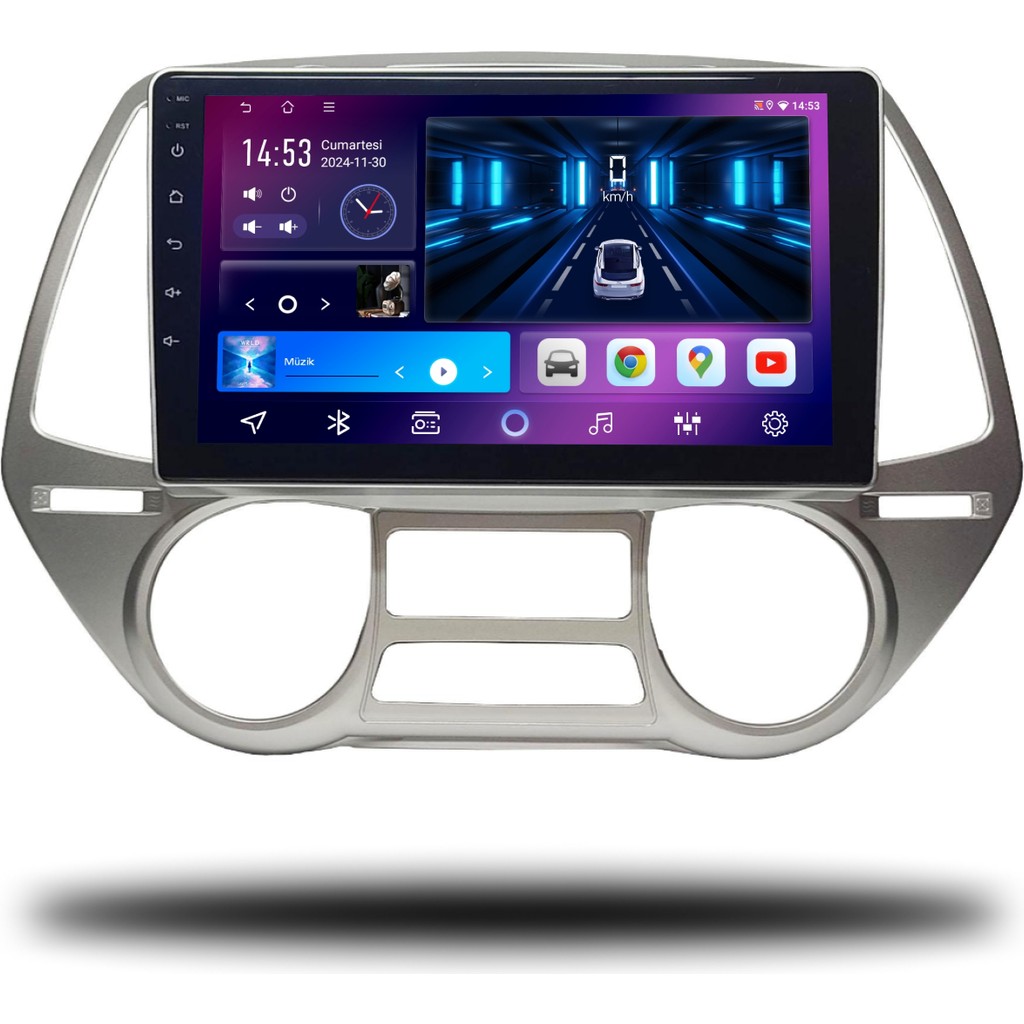 Carplayer Hyundai I20 2009-2011 Uyumlu Android Multimedya 8gb Ram 128GB Hafıza RAM Bellekler Fiyatı