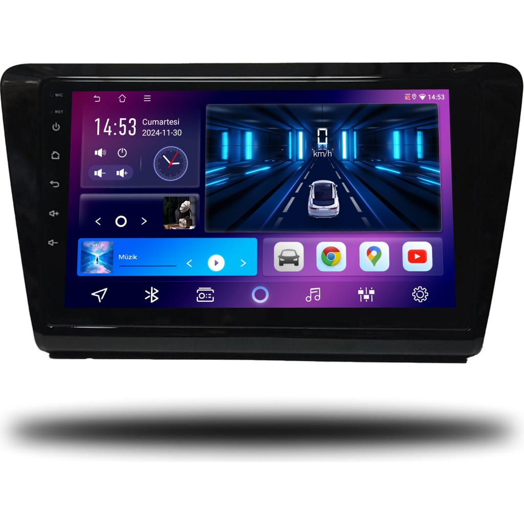 Carplayer Skoda Rapid 2013-2018 Uyumlu Android Multimedya 8gb Ram 128GB Hafıza RAM Bellekler Fiyatı