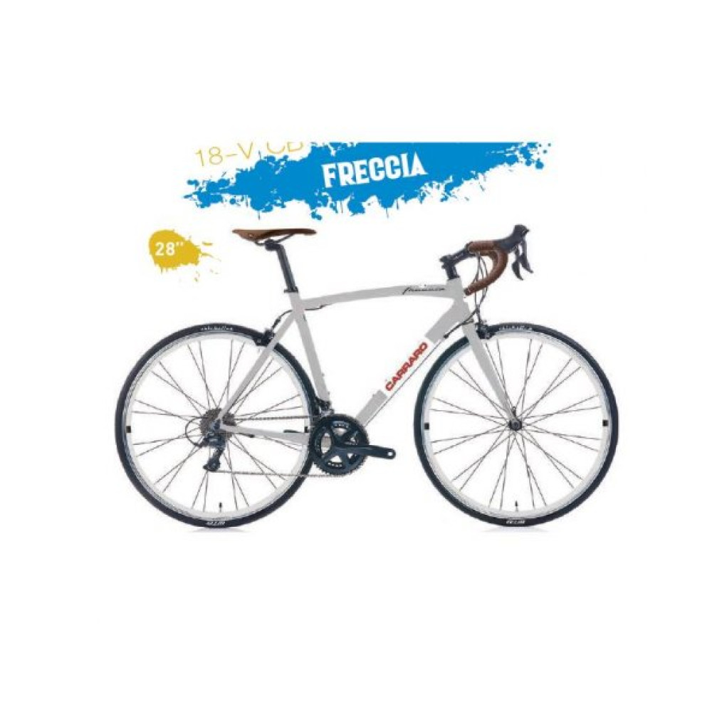 Carraro 28" Freccıa 540H18-V Gumus-Beyaz-Kırmızı-Sıyah Yarış-Profesyonel Bisikletleri Fiyatı