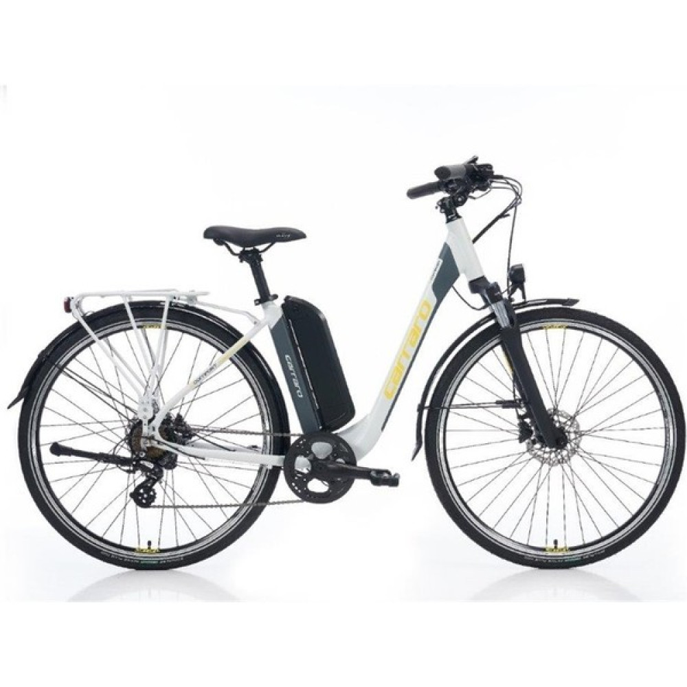Carraro Ecomfort 2.1 Şehir Bisikleti 470H Hd 28 Jant 7 Vites Mat Storm Gri-Antrasit-Sarı Elektrikli Bisikletler Fiyatı