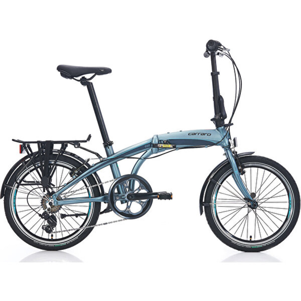 Carraro Flexi 106 Full Shimano Katlanır Bisiklet Metalik Antrasit Katlanabilir Bisiklet Fiyatı