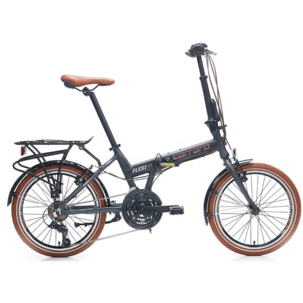 Carraro Flexi 121 20 Jant 21 Vites Katlanir Bisiklet Mat Haki Yesil Katlanabilir Bisiklet Fiyatı