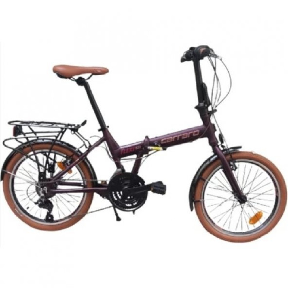 Carraro Flexi 121 20 Jant 21 Vites Katlanir Bisiklet Mat Viola-Bakir Katlanabilir Bisiklet Fiyatı