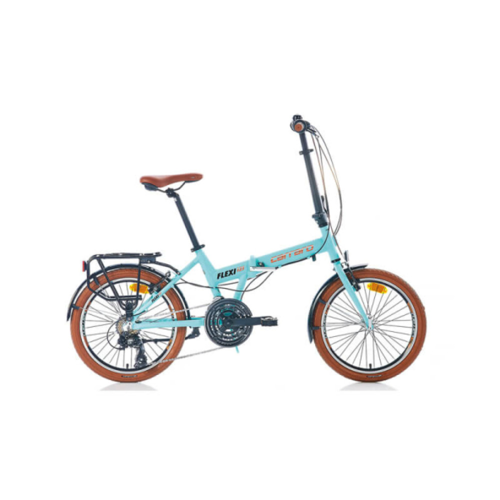 Carraro Flexi 121 20 Jant Katlanabilir Bisiklet (Mat Turkuaz Siyah Bakir) Katlanabilir Bisiklet Fiyatı