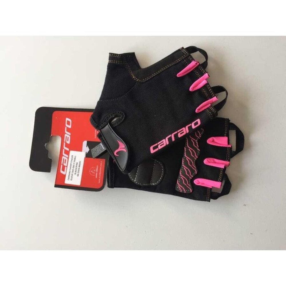 Carraro Medıum Kısa Parmak Eldiven Siyah Pembe CRO-004 F Bisiklet Aksesuarları Fiyatı
